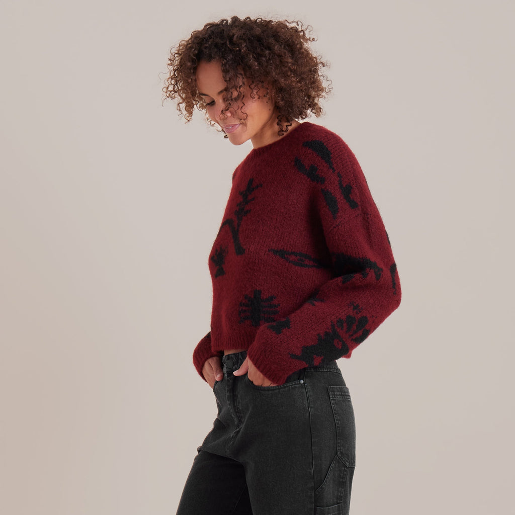 Kos Sweater — Sangria