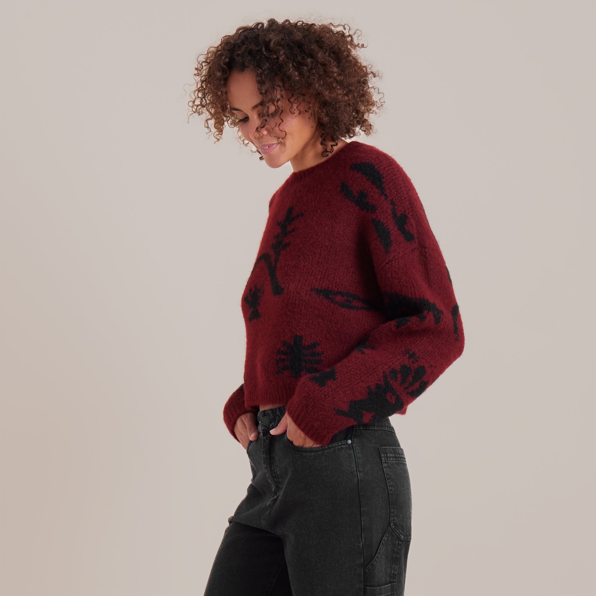 Kos Sweater — Sangria