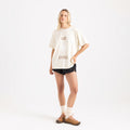 Sun Oversized Premium-T-Shirt - Knochen