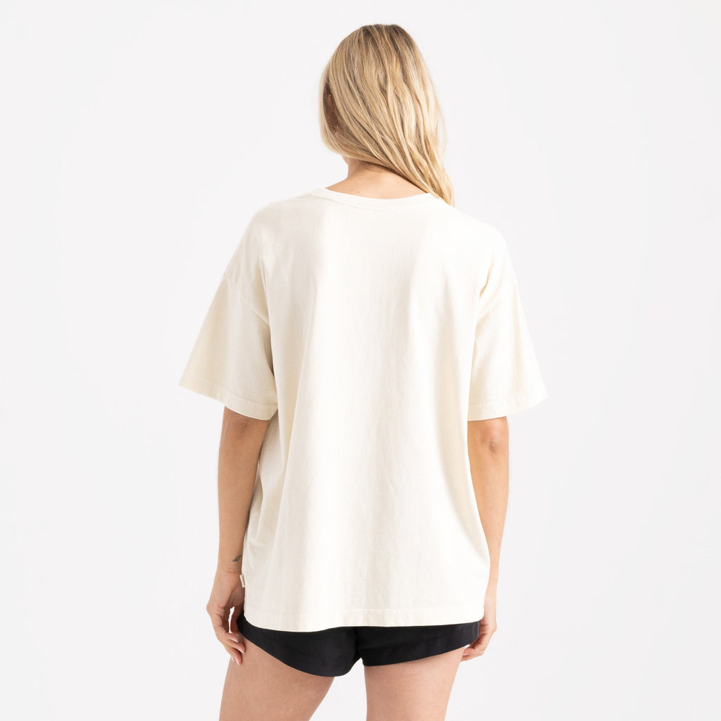 Sun Oversized Premium-T-Shirt - Knochen
