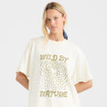 Wild von Natur aus überdimensioniert Premium-T-Shirt - Knochen