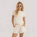 Sunbound Muse Premium-T-Shirt - Knochen