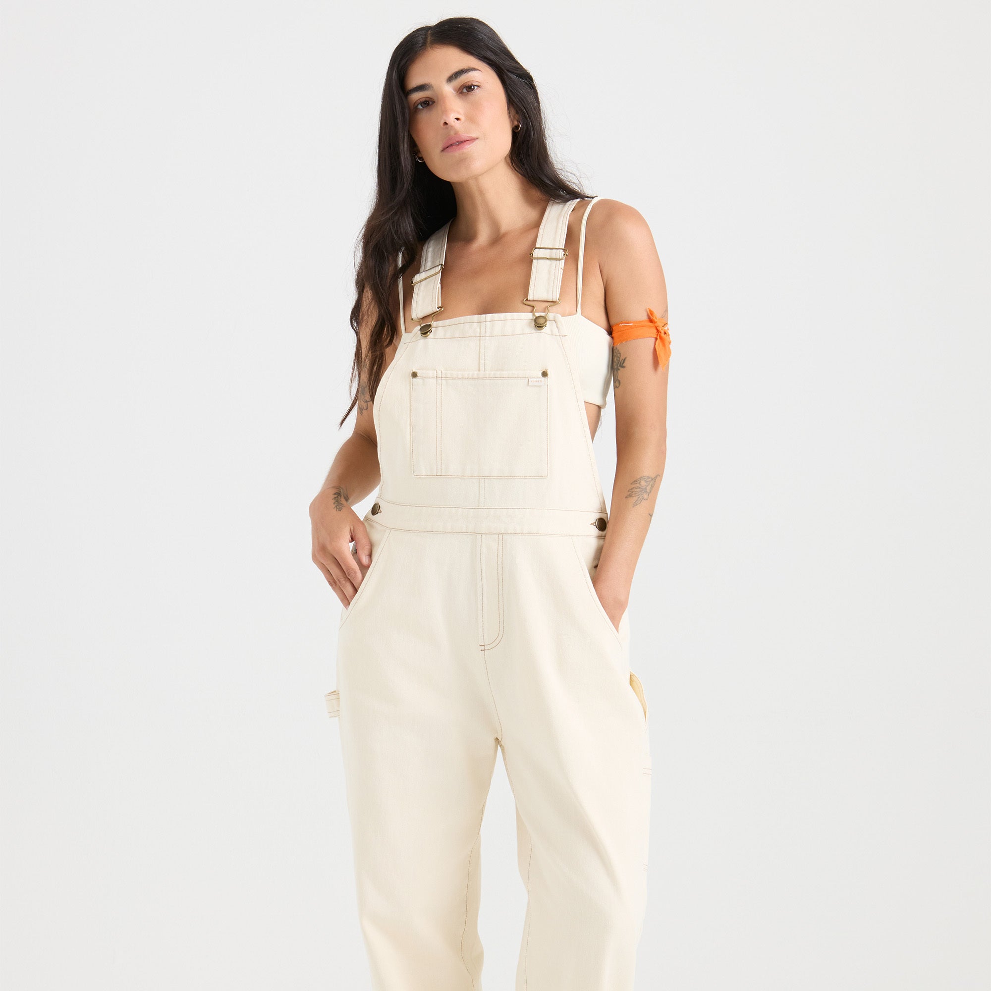 HWY 1 Gesamt-Jumpsuit - Knochen