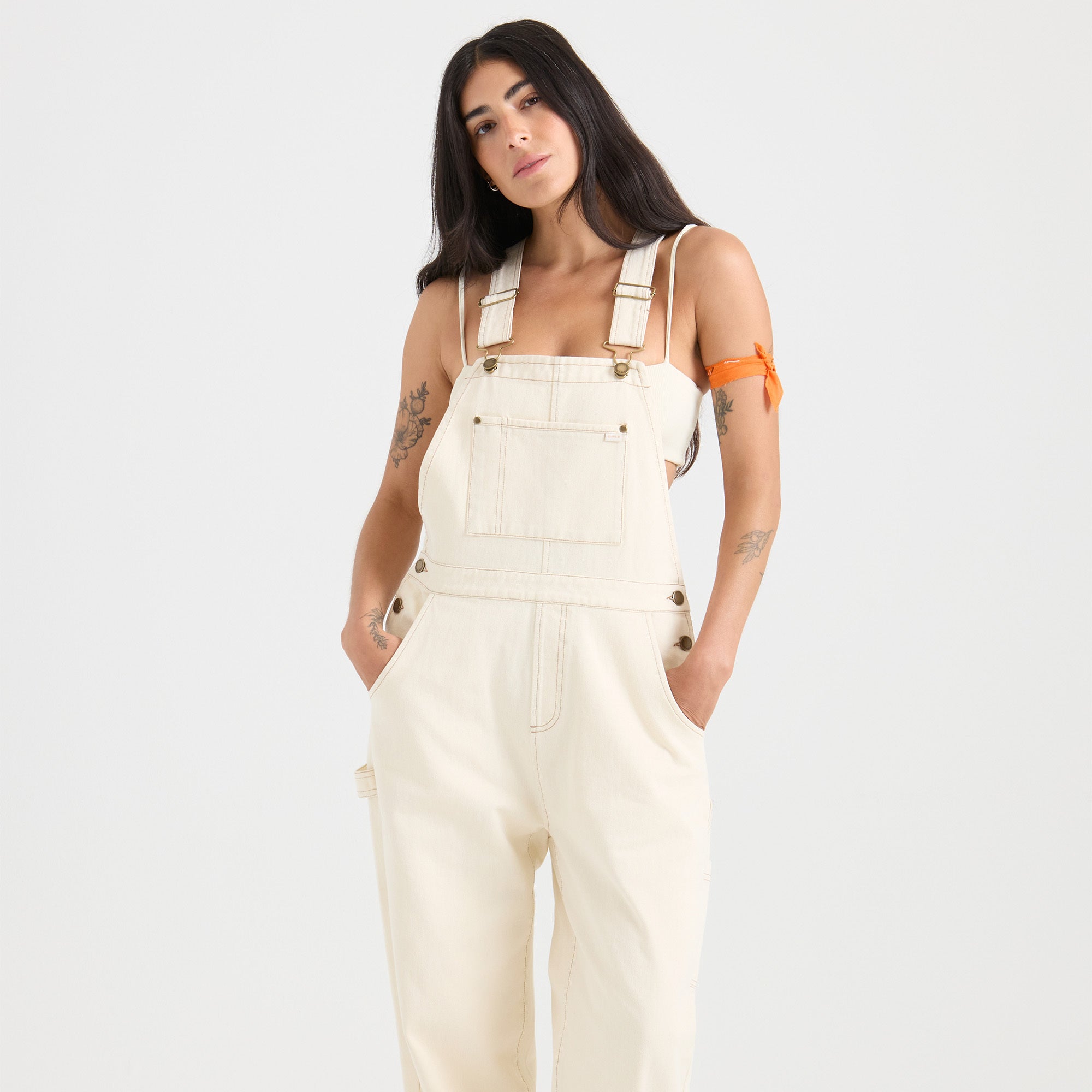 HWY 1 Gesamt-Jumpsuit - Knochen