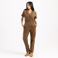 Layover Cord Jumpsuit — Otter