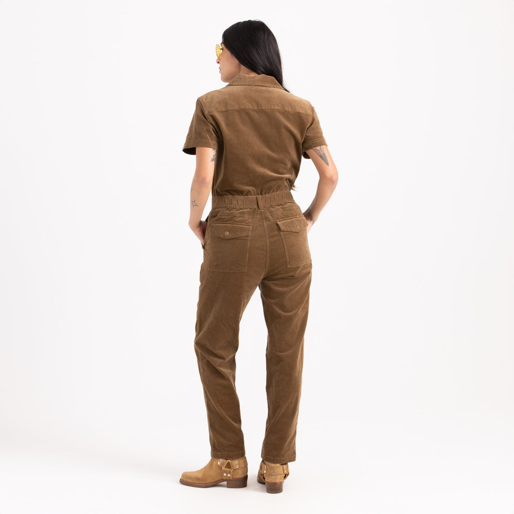 Layover Cord Jumpsuit — Otter