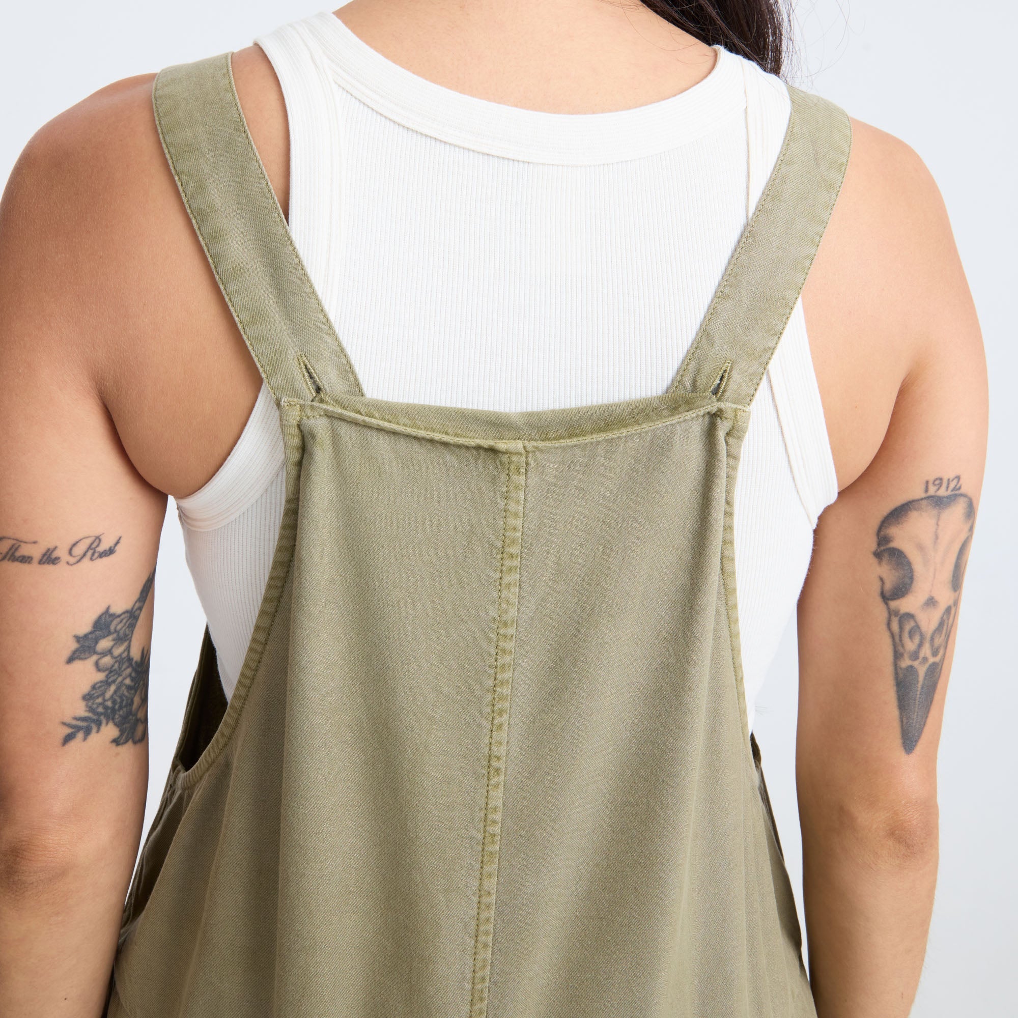 Costa Jumpsuit - Dusty Olivgrün
