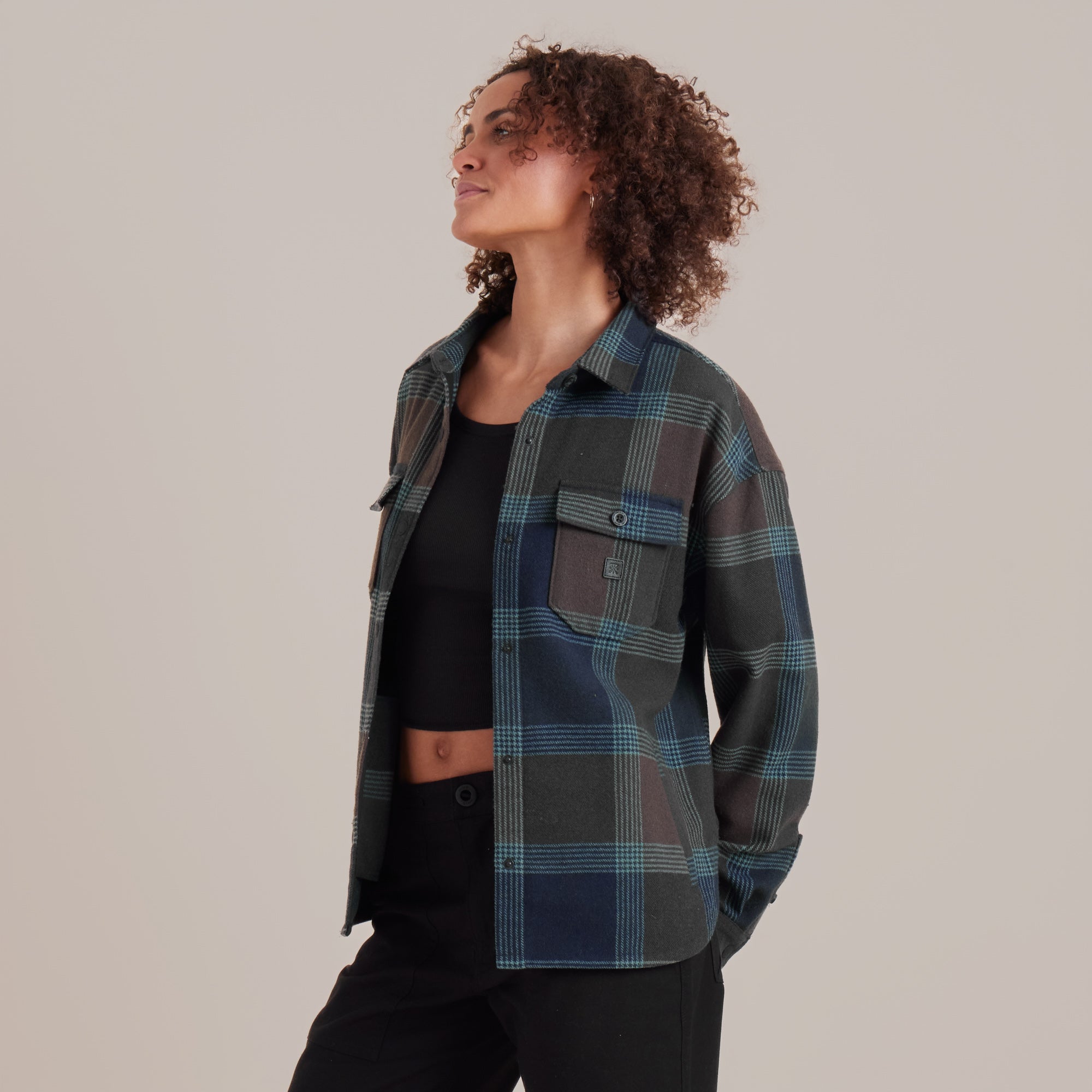 Amberley Flannel — Deep Marineblau