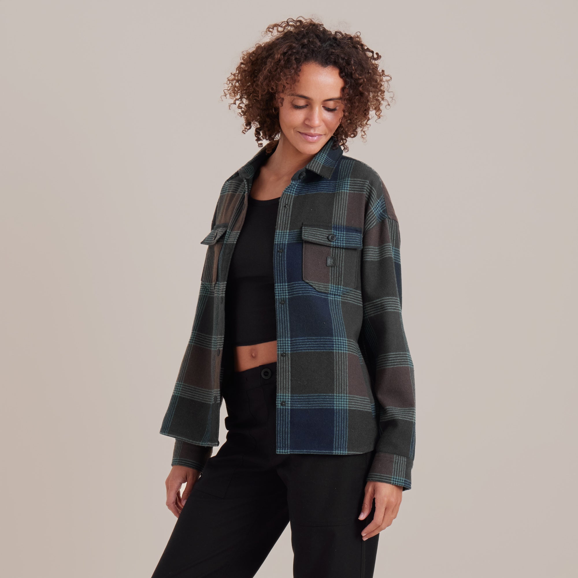 Amberley Flannel — Deep Marineblau