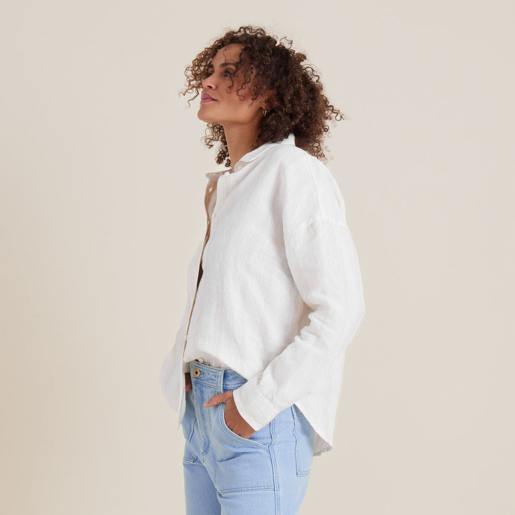 Costa Button Up Shirt - Weiß