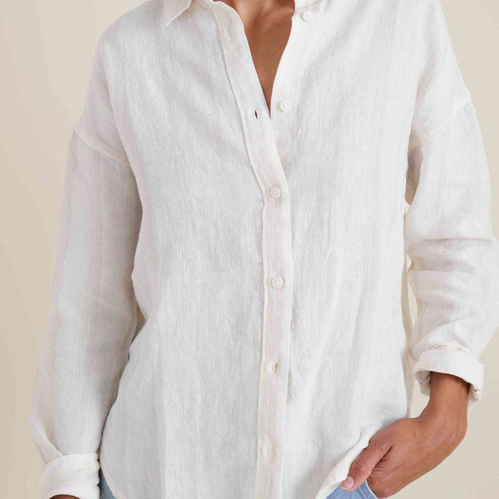 Costa Button Up Shirt - Weiß