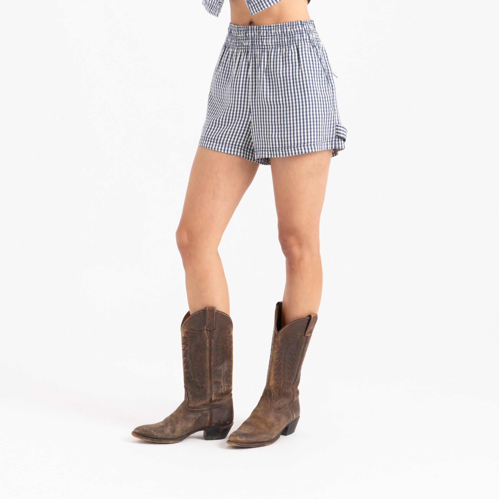 Paseo Shorts — Indigo