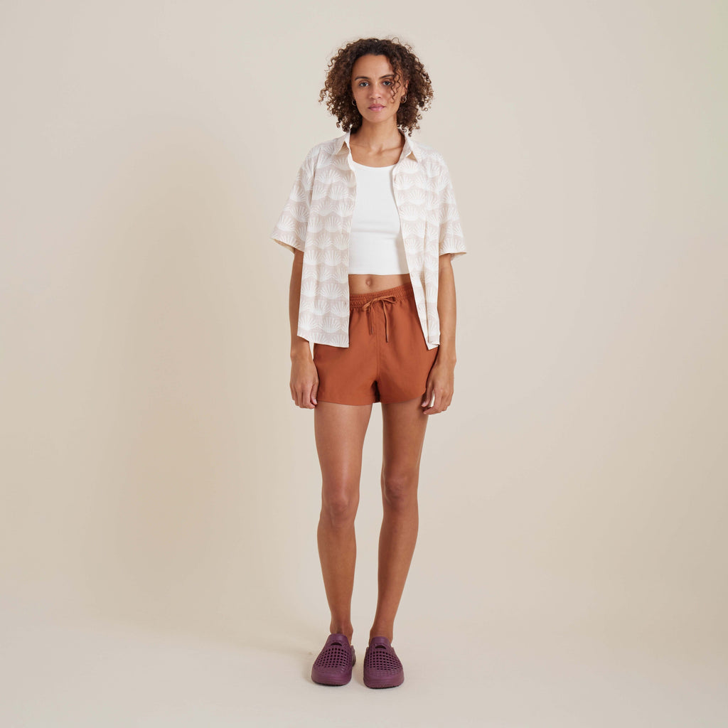 Bless Up Atmungsaktives Stretch-Shirt - Eierschale