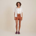 Bless Up Atmungsaktives Stretch-Shirt - Eierschale