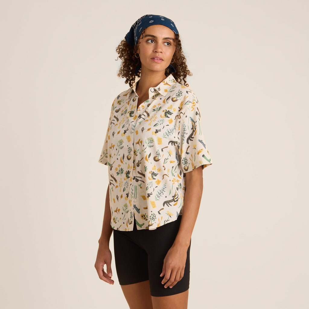 Bless Up Atmungsaktives Stretch-Shirt - Mond