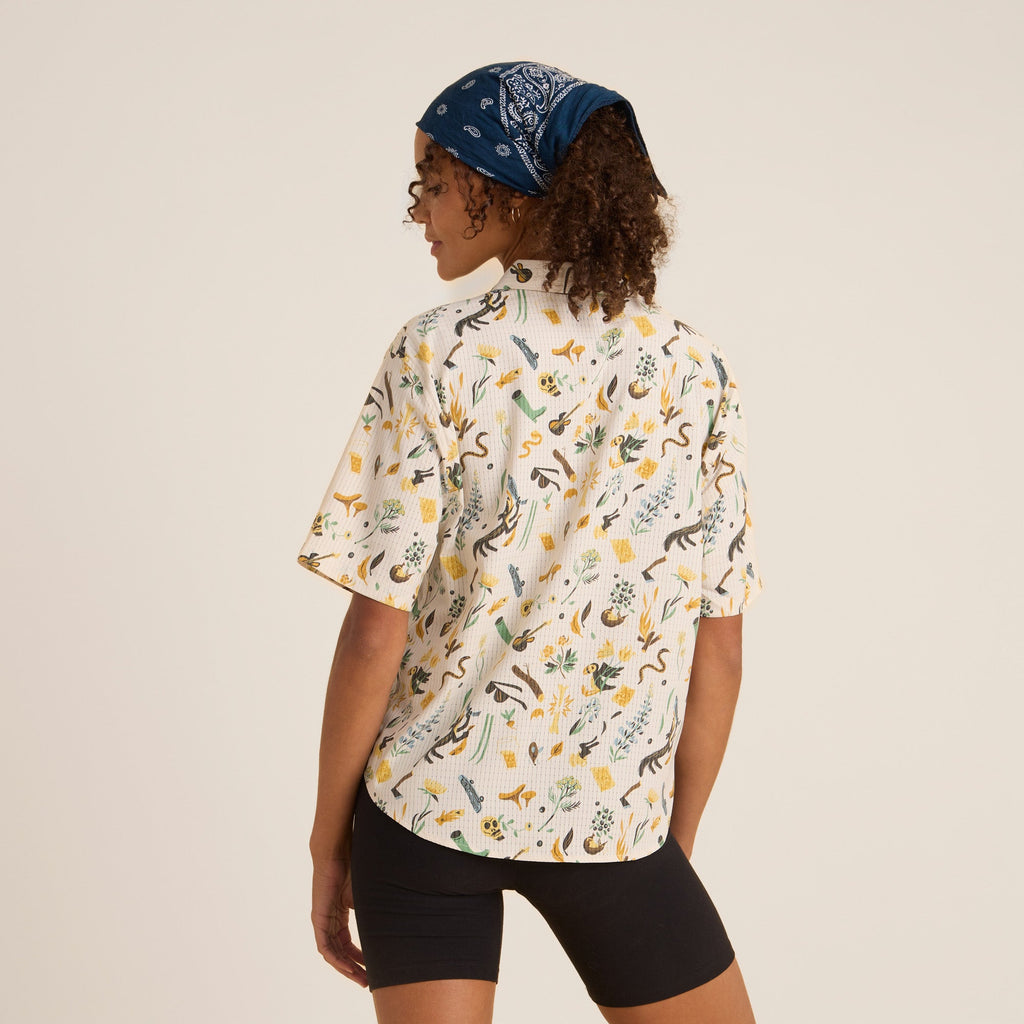 Bless Up Atmungsaktives Stretch-Shirt - Mond