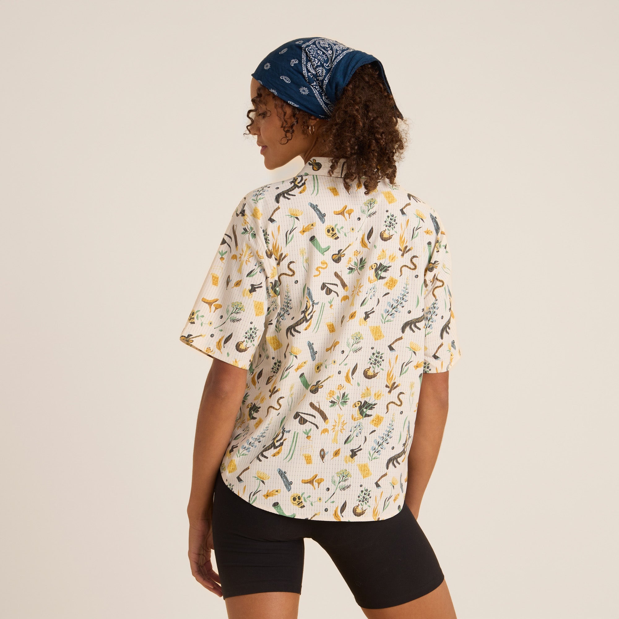 Bless Up Atmungsaktives Stretch-Shirt - Mond