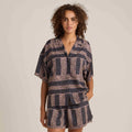 Riviera Kurzarmshirt von H.O.D. Dark Marineblau