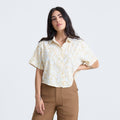 Bless Up Kurz geschnitten Button Up Shirt - Sand