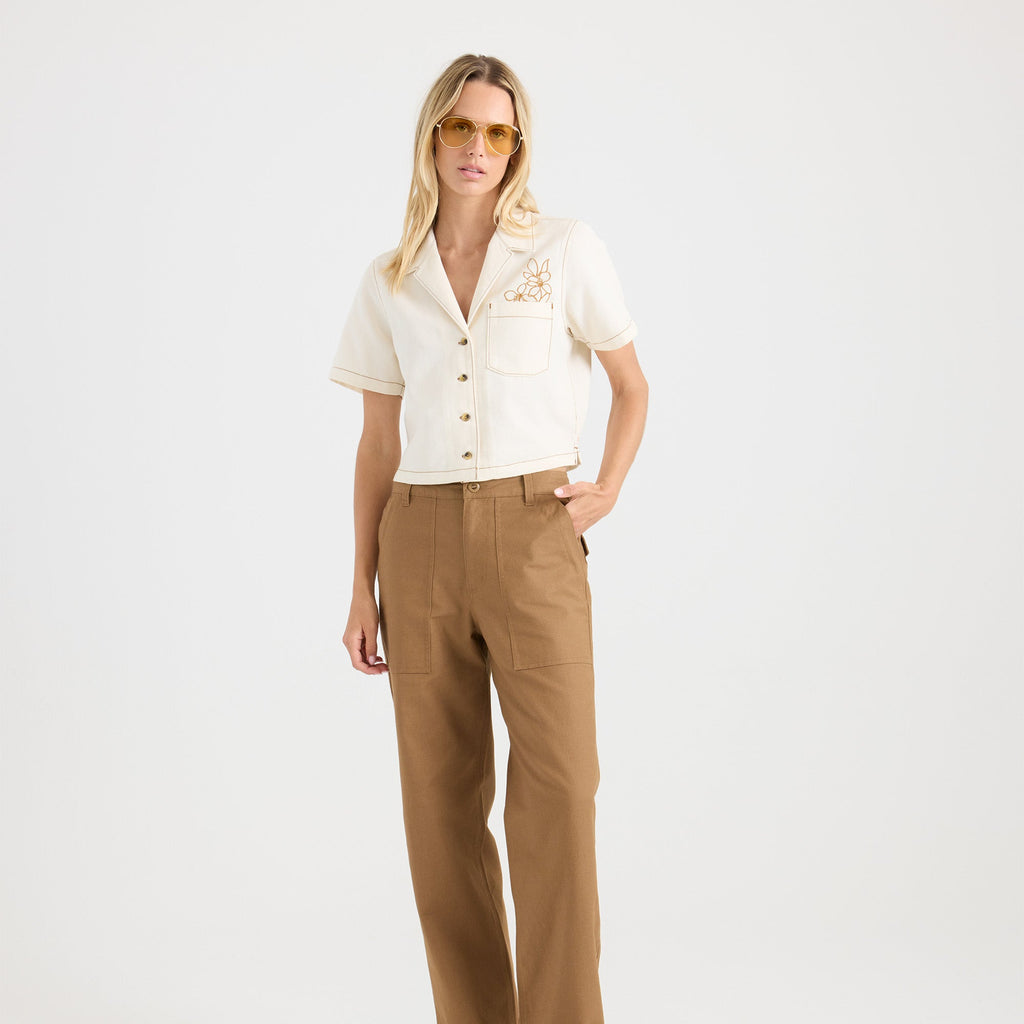 Camp Button Up Shirt - Bone (Deutsche Ausgabe)