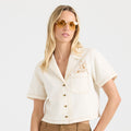 Camp Button Up Shirt - Bone (Deutsche Ausgabe)