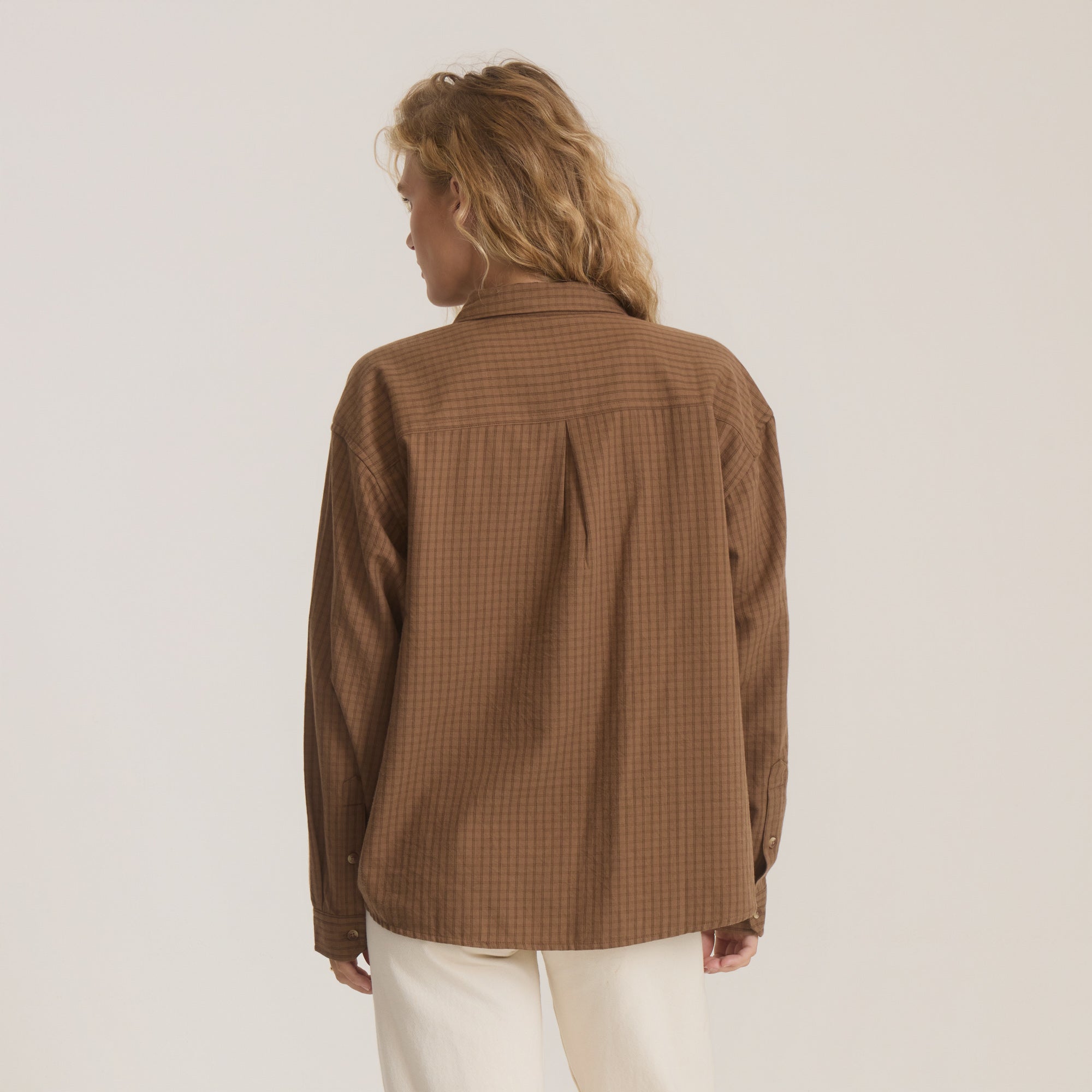 Costa Button Up Shirt - Coco Bean