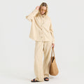 Costa Button Up Shirt - Sand