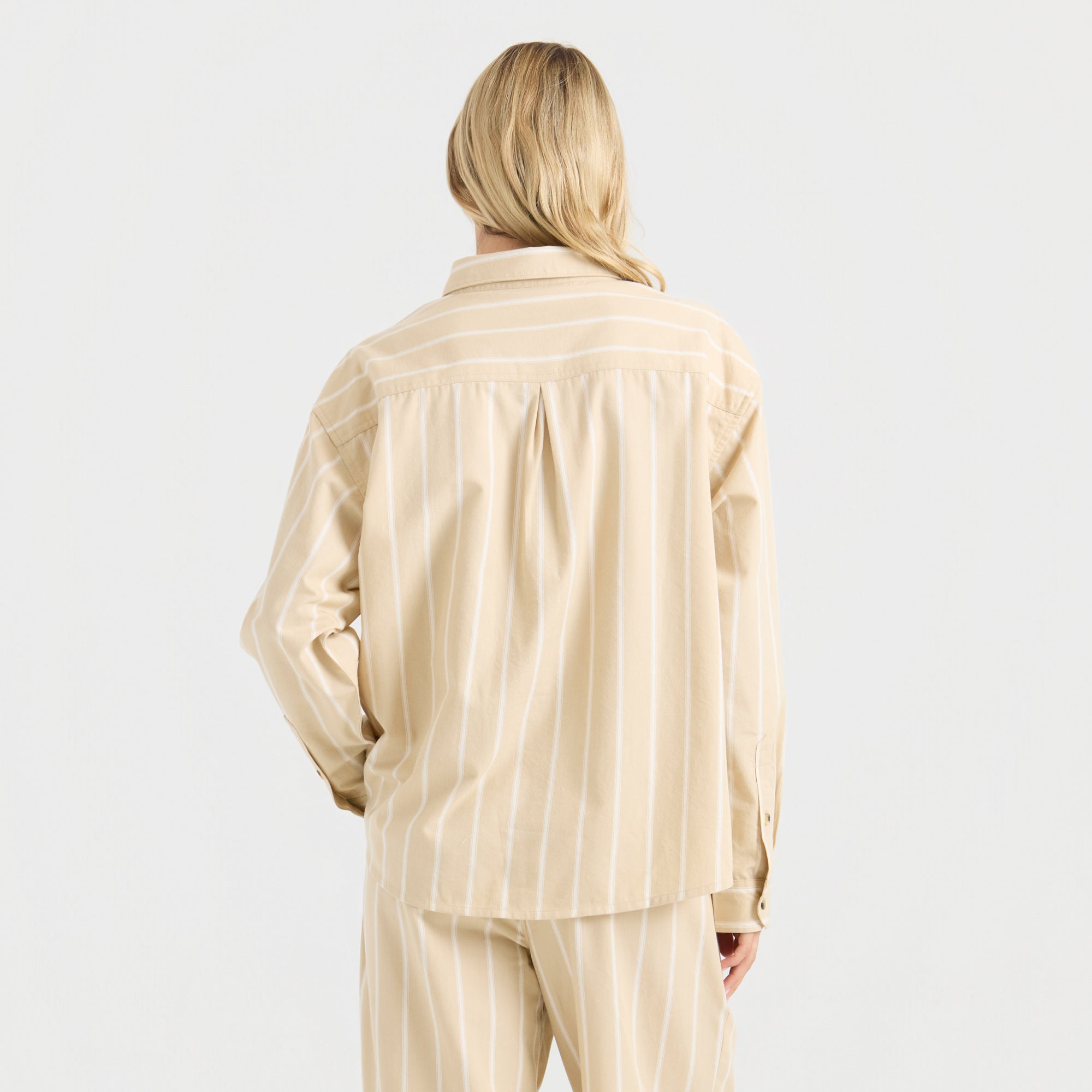 Costa Button Up Shirt - Sand
