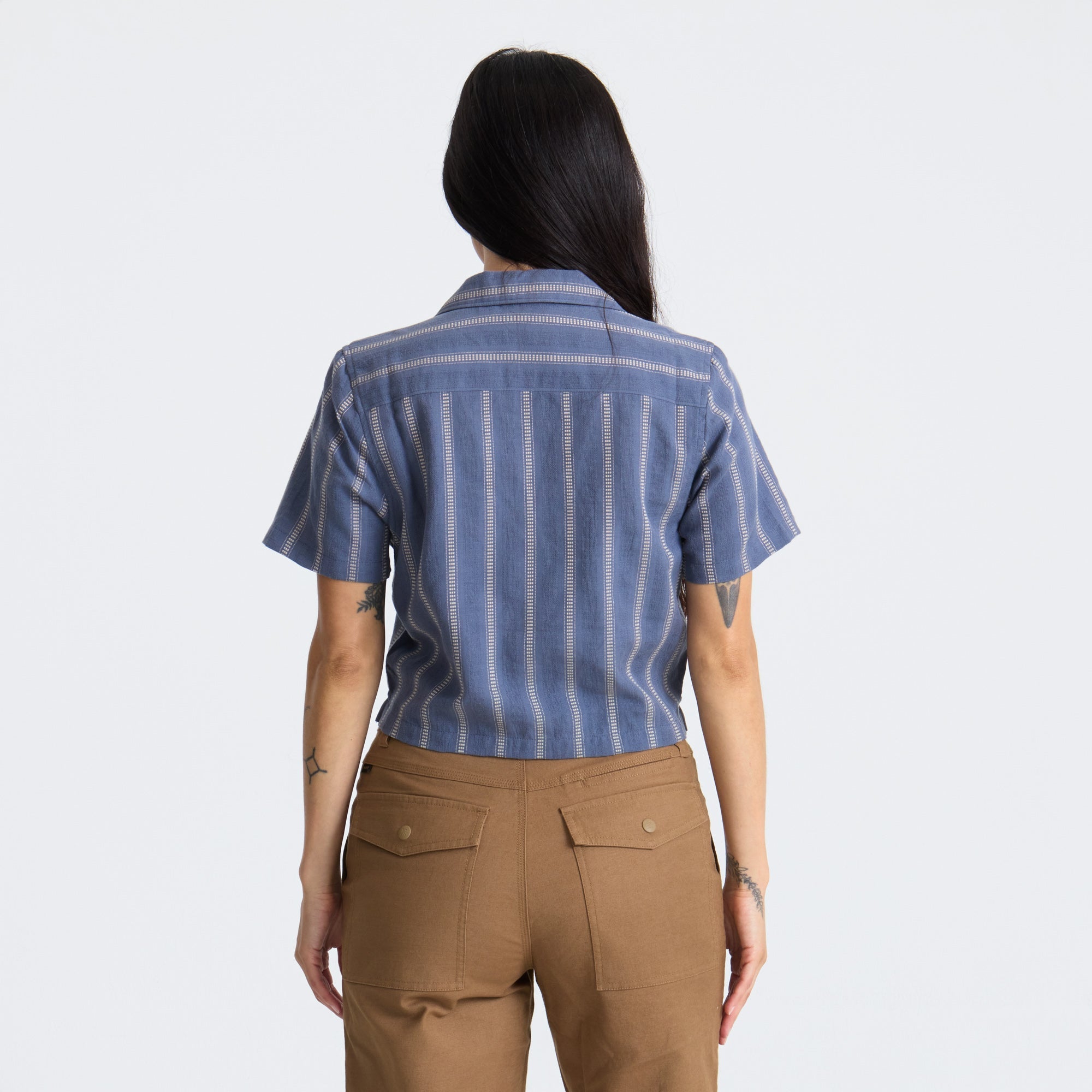 Crosswinds Camp Button Up Shirt - Neptun