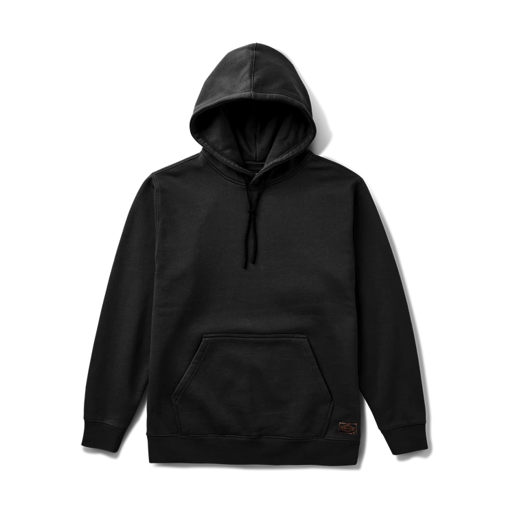 Bolo Fleece Kapuzenpullover — Schwarz