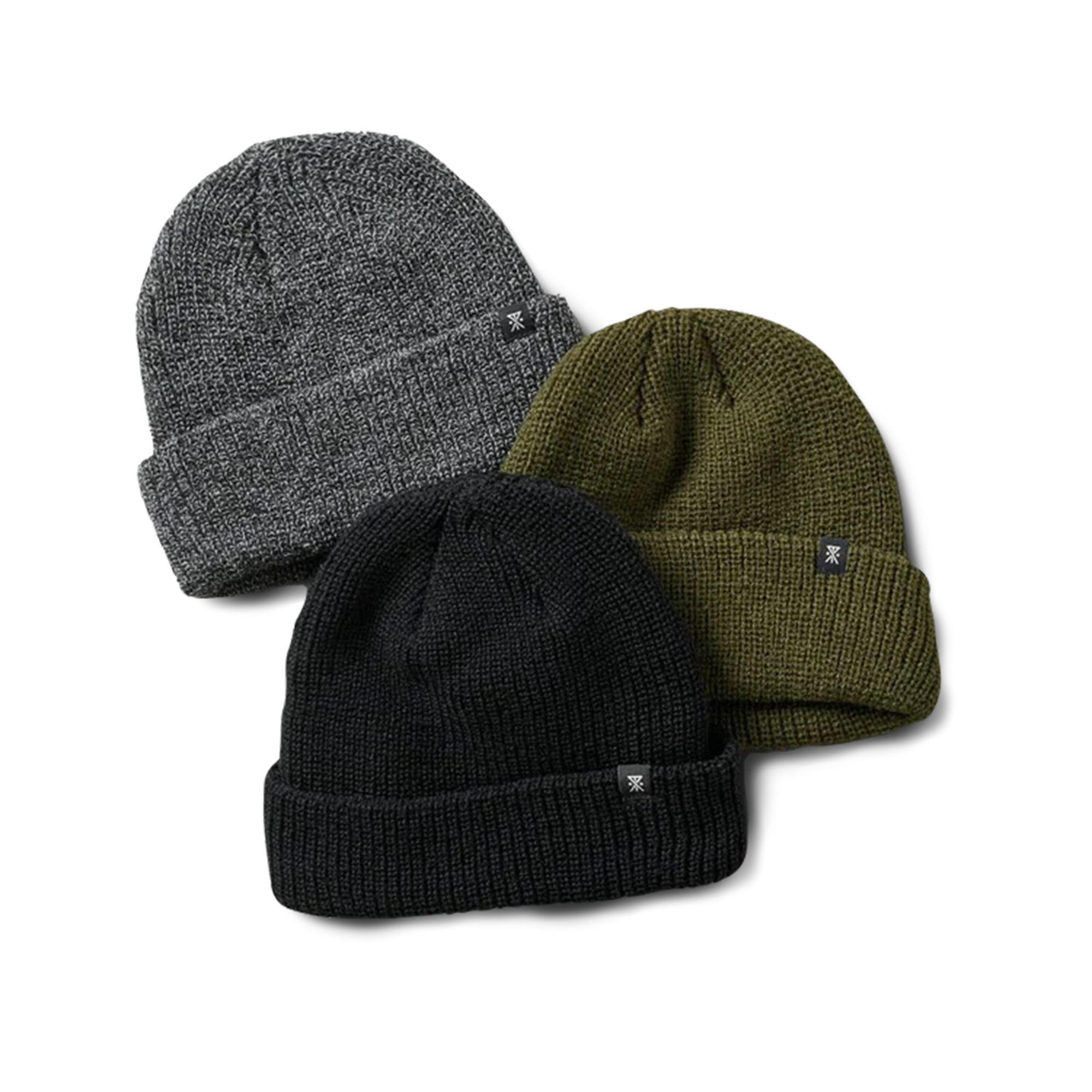 Türken 3er-Packung Beanie - Schwarz, Grau und Grün [MACH NICHT AKTIV]