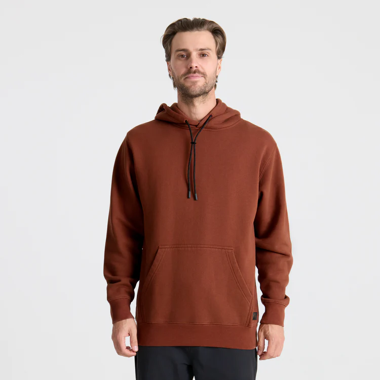 Bolo Fleece Kapuzenpullover — Rot Clay