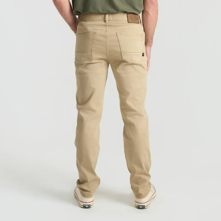 HWY 128 5-Taschen gebrochen Twill Denim - Wüste Khaki