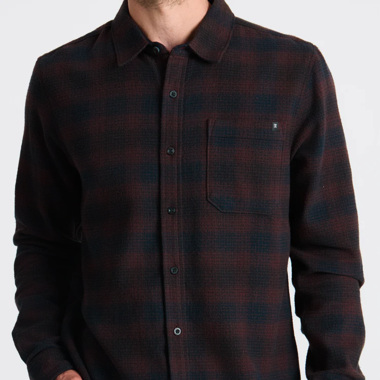 Crossroads Organic Cotton Flannel - Dark Braun