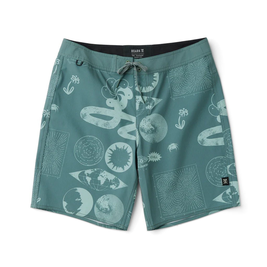 Passage 18.5' Boardshorts - Schiefergrün