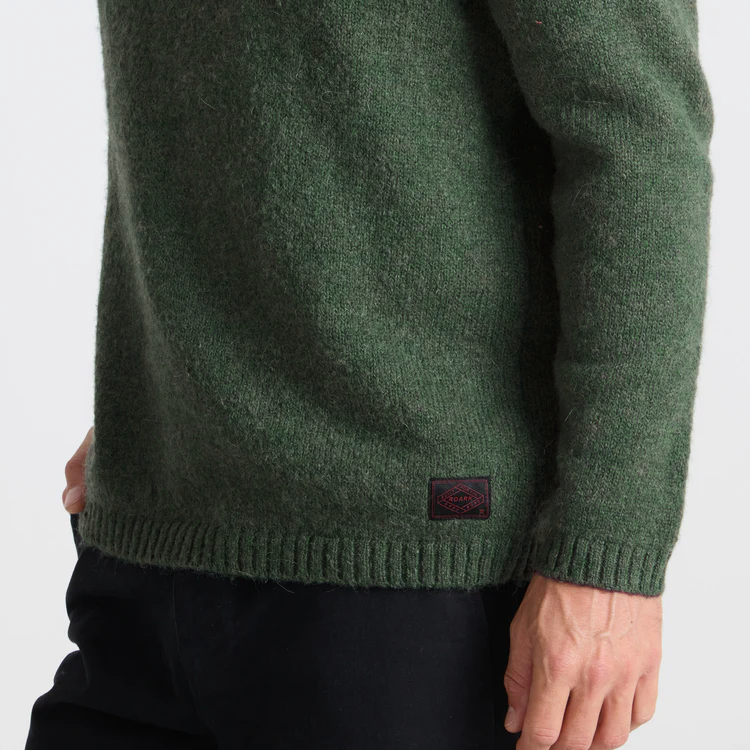 Nordsman Wool Sweater - Dark Forest