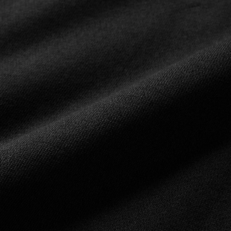 Bolo Fleece Kapuzenpullover — Schwarz