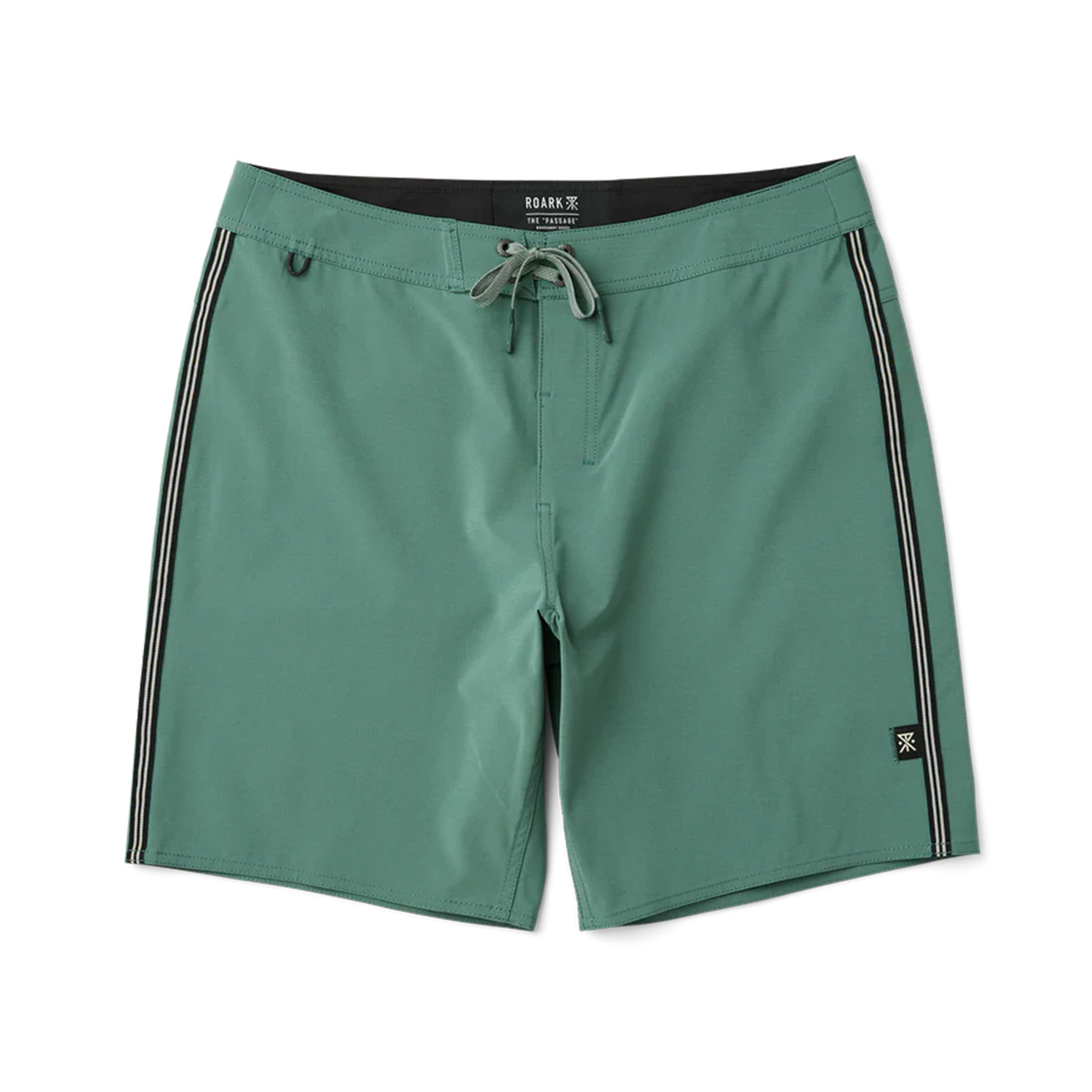 Passage 18.5' Boardshorts - Schiefer Grünstreifen