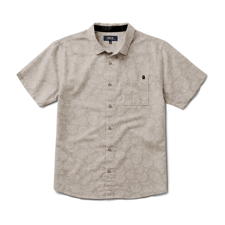 Journey Kurzarm Button Up Shirt für Ghost Grau