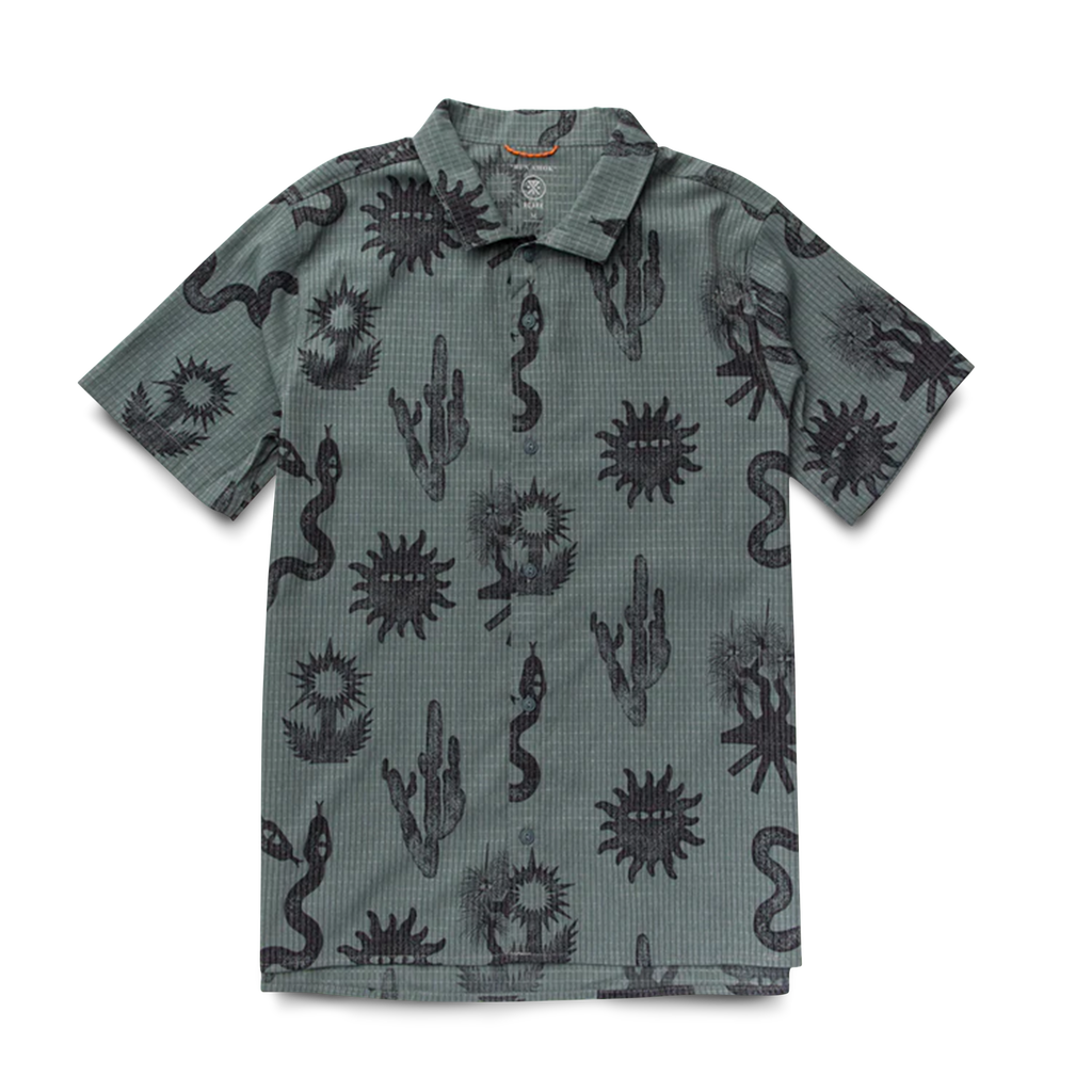 Bless Up Trail Button Up Shirt - Wald