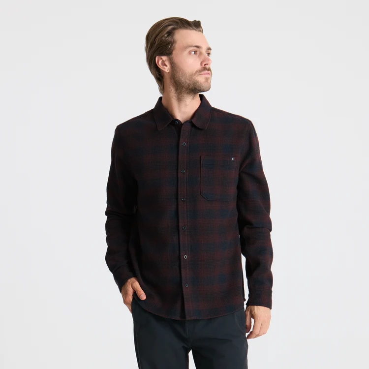 Crossroads Organic Cotton Flannel - Dark Braun